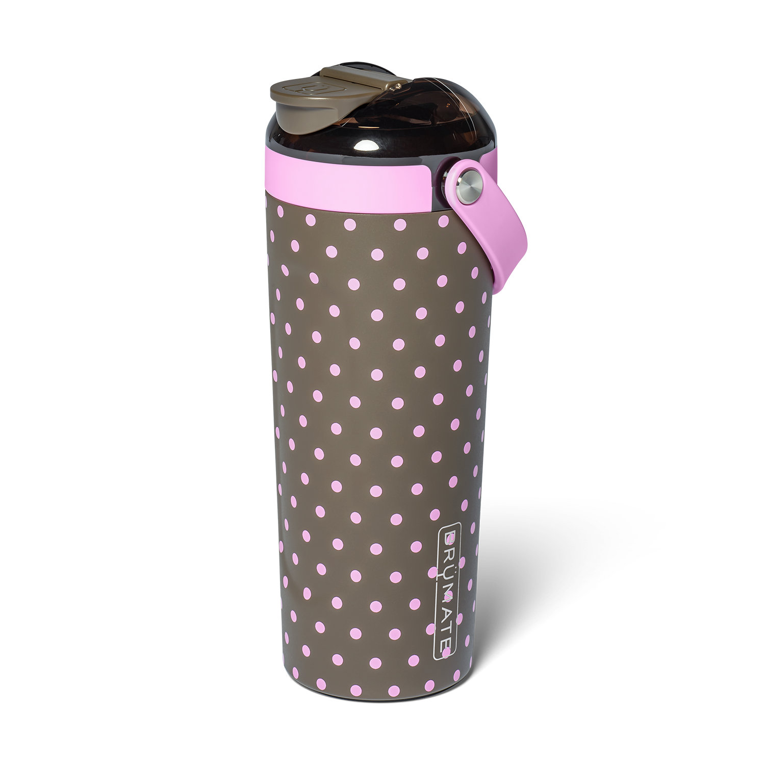MultiShaker-25-MochaDot.png MultiShaker 25oz | Mocha Dot - Image 1
