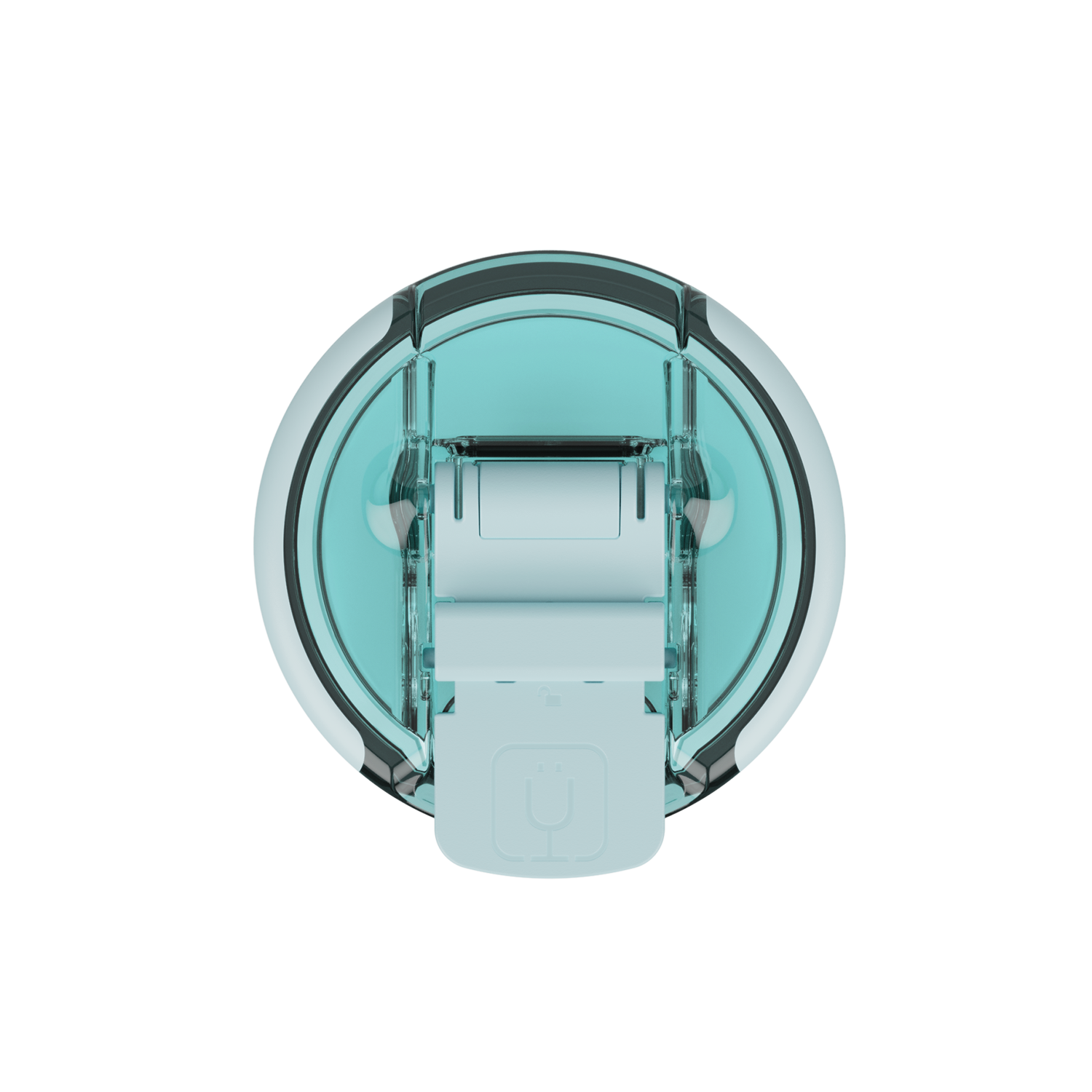 Octalock-Lid-Slim-BlueAgave.png Hopsulator Slim OctaLock™ Lid | Blue Agave - Image 1
