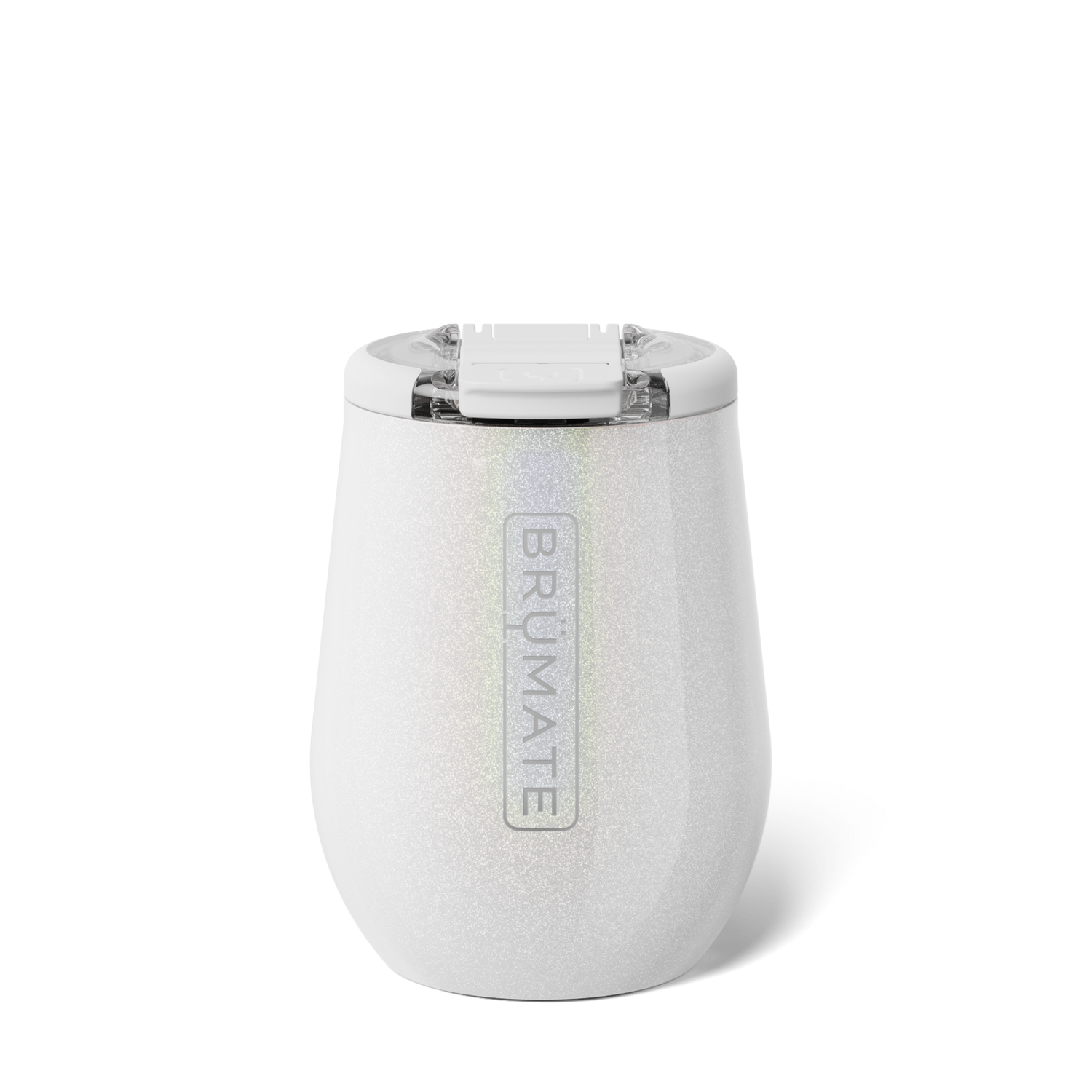 Uncorkd-GlitterWhite.png Uncork'd | Glitter White | 14oz - Image 1